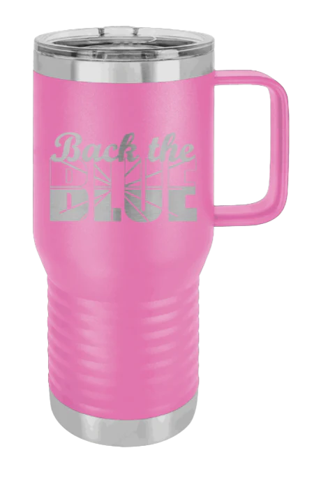 Back The Blue - 20oz Mug Laser Engraved - Image 11