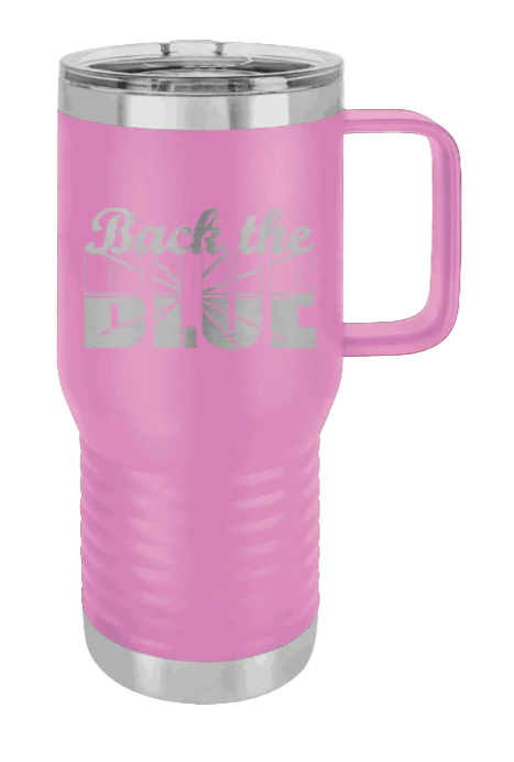 Back The Blue - 20oz Mug Laser Engraved - Image 6
