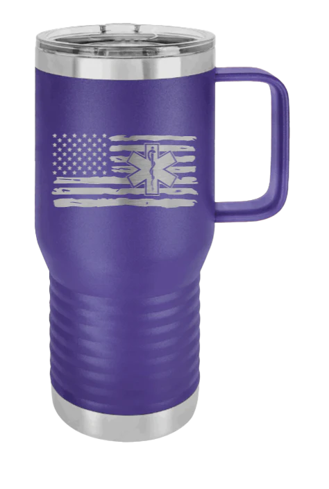 EMS Flag - 20oz Mug Laser Engraved - Image 12