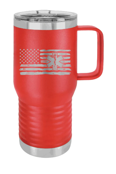 EMS Flag - 20oz Mug Laser Engraved - Image 13