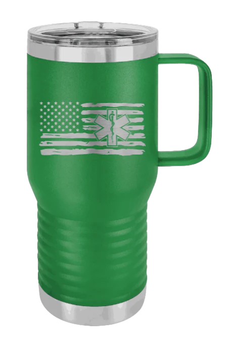 EMS Flag - 20oz Mug Laser Engraved - Image 4