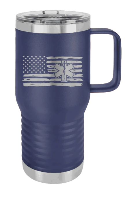 EMS Flag - 20oz Mug Laser Engraved - Image 8