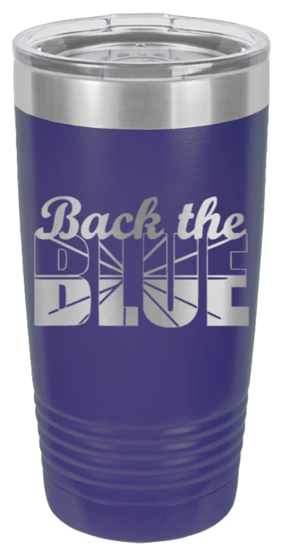 Back The Blue - 20oz Tumbler - Image 13