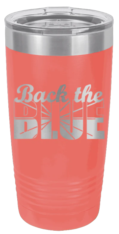Back The Blue - 20oz Tumbler - Image 3
