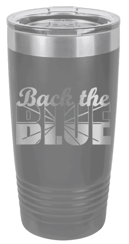 Back The Blue - 20oz Tumbler - Image 4