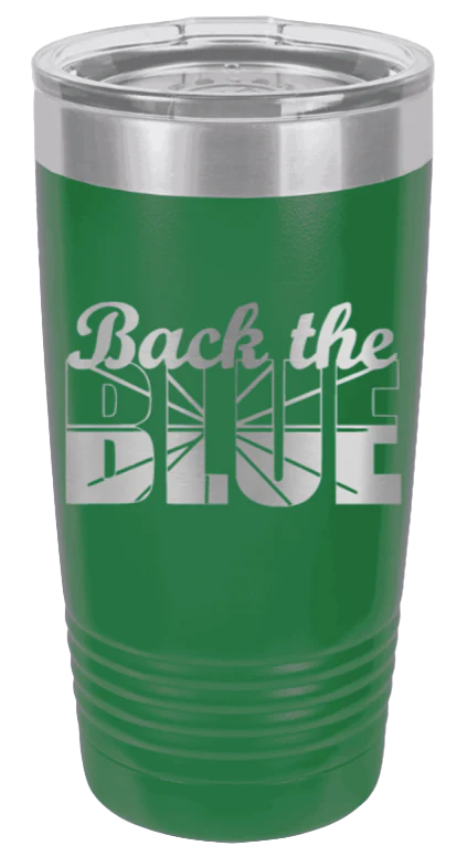 Back The Blue - 20oz Tumbler - Image 5