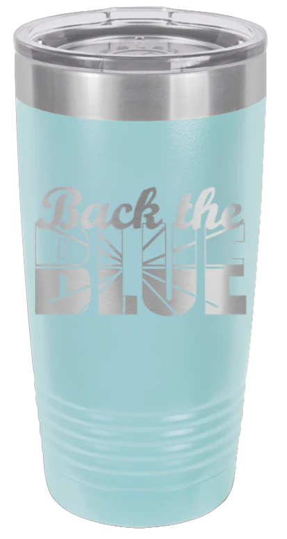 Back The Blue - 20oz Tumbler - Image 6