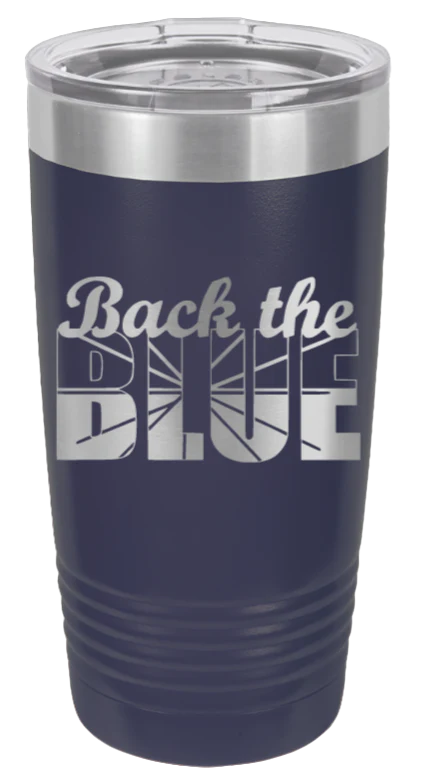 Back The Blue - 20oz Tumbler - Image 9