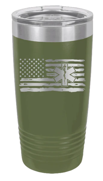 EMS Flag - 20oz Tumbler - Image 10