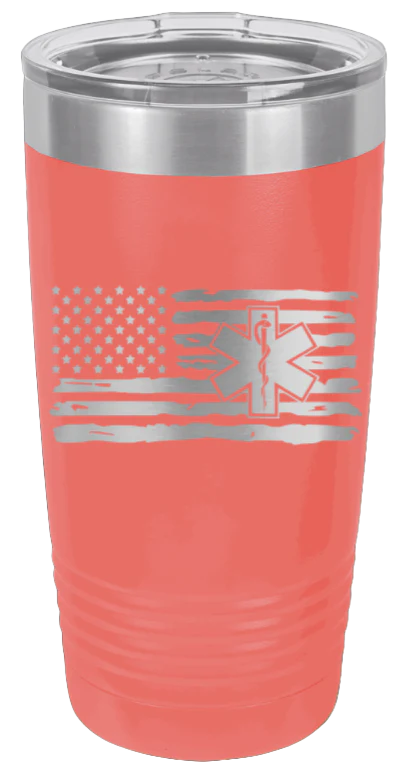 EMS Flag - 20oz Tumbler - Image 3