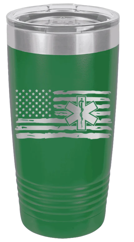 EMS Flag - 20oz Tumbler - Image 5