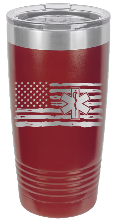 EMS Flag - 20oz Tumbler - Image 8