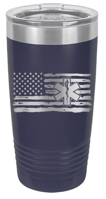 EMS Flag - 20oz Tumbler - Image 9