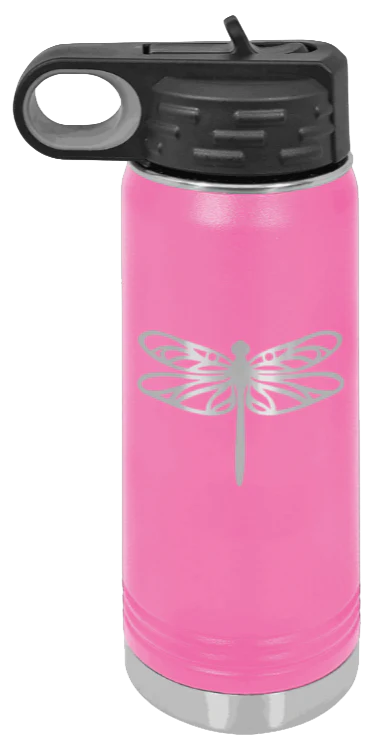 Dragonfly - 20oz Water Bottle Laser Engraved - Image 12