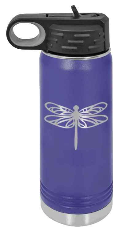 Dragonfly - 20oz Water Bottle Laser Engraved - Image 13