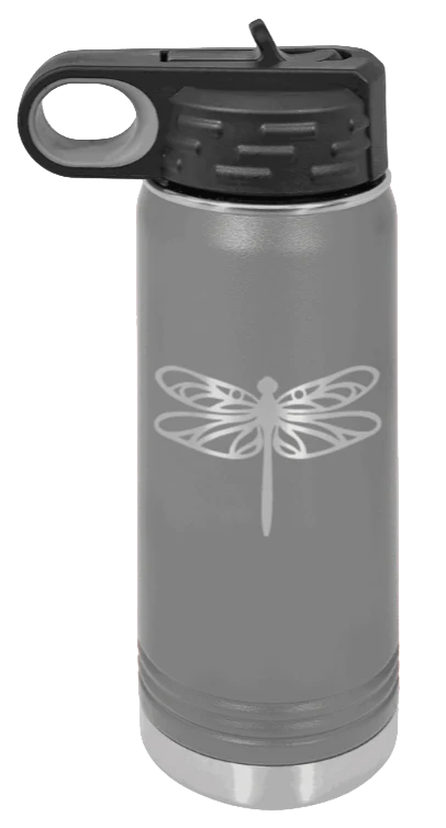 Dragonfly - 20oz Water Bottle Laser Engraved - Image 4