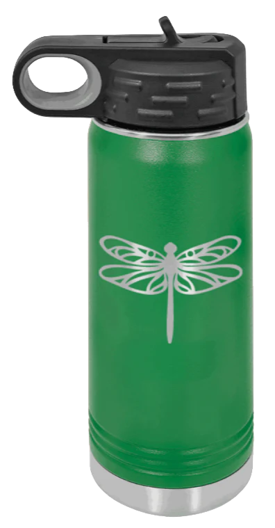 Dragonfly - 20oz Water Bottle Laser Engraved - Image 5