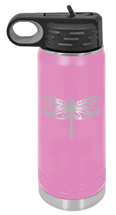 Dragonfly - 20oz Water Bottle Laser Engraved - Image 7