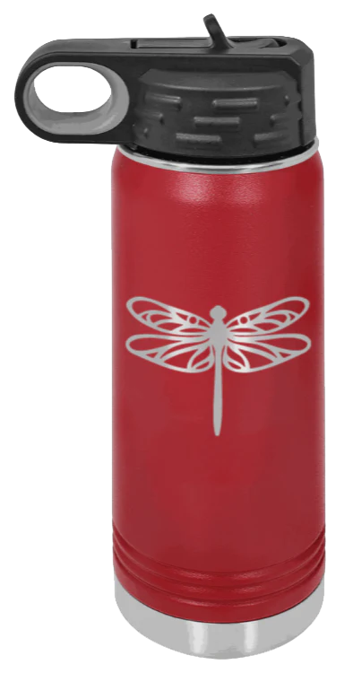 Dragonfly - 20oz Water Bottle Laser Engraved - Image 8