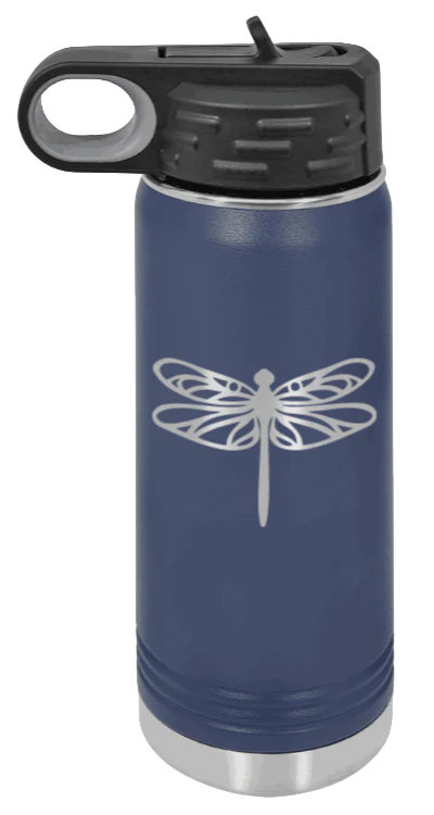 Dragonfly - 20oz Water Bottle Laser Engraved - Image 9