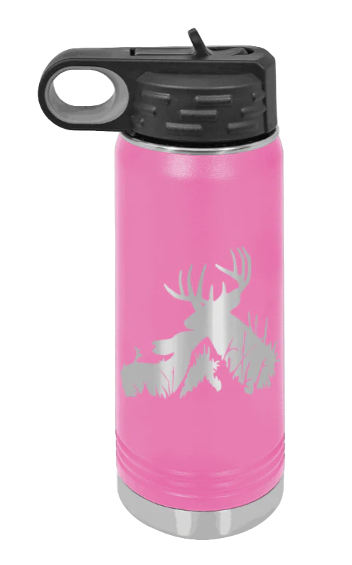 Buck & Doe - 20oz Water Bottle Laser Engraved - Image 11
