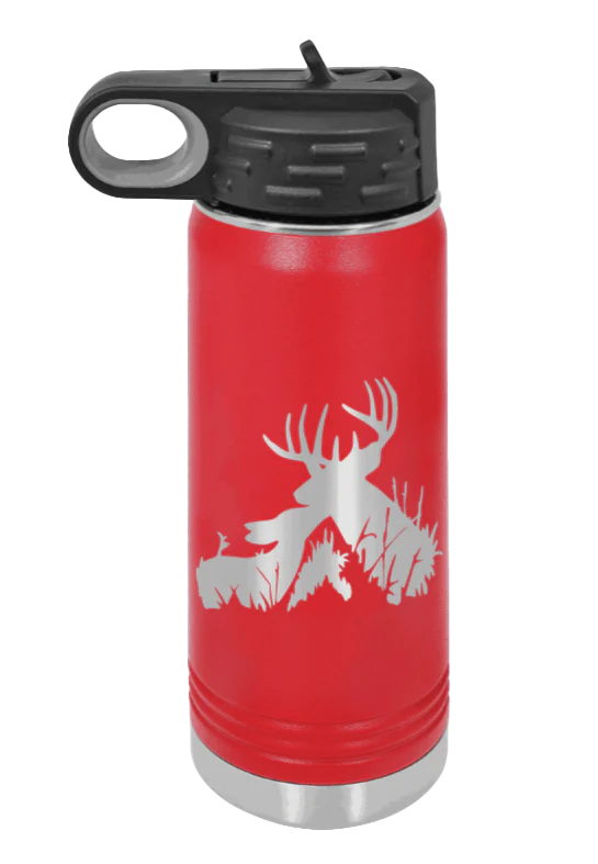 Buck & Doe - 20oz Water Bottle Laser Engraved - Image 13