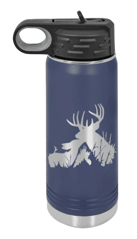 Buck & Doe - 20oz Water Bottle Laser Engraved - Image 8