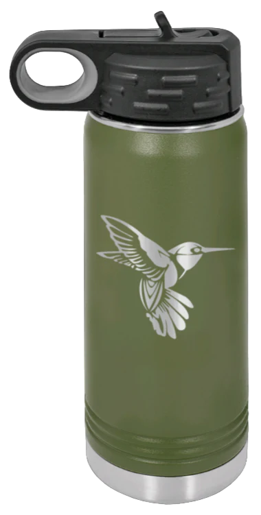 Hummingbird - 20oz Water Bottle Laser Engraved - Image 10