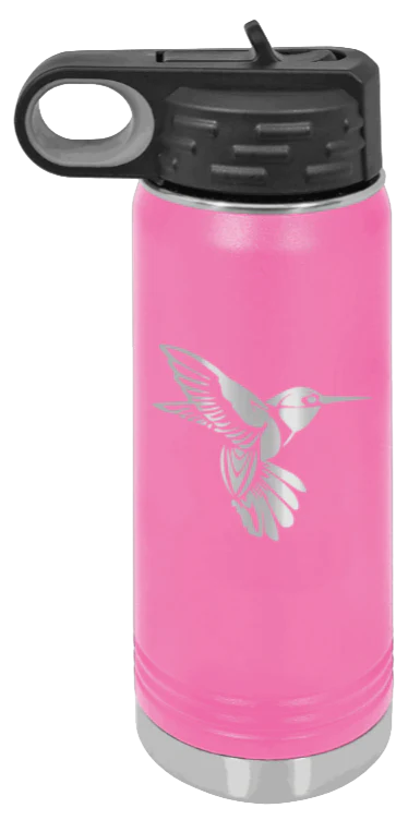 Hummingbird - 20oz Water Bottle Laser Engraved - Image 12