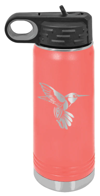 Hummingbird - 20oz Water Bottle Laser Engraved - Image 3