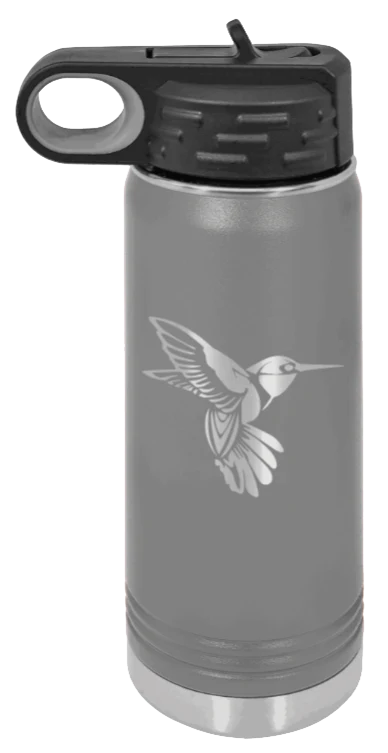 Hummingbird - 20oz Water Bottle Laser Engraved - Image 4