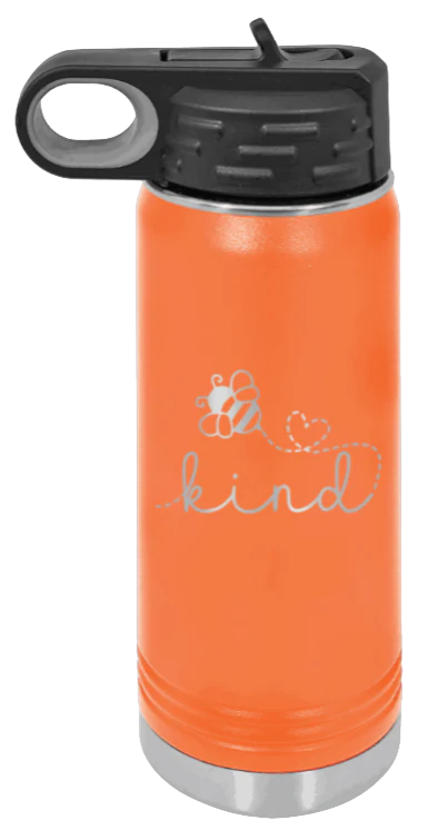 Bee Kind - 20oz Water Bottle Laser Engraved - Image 11