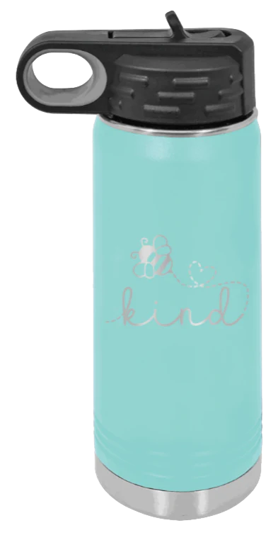 Bee Kind - 20oz Water Bottle Laser Engraved - Image 15