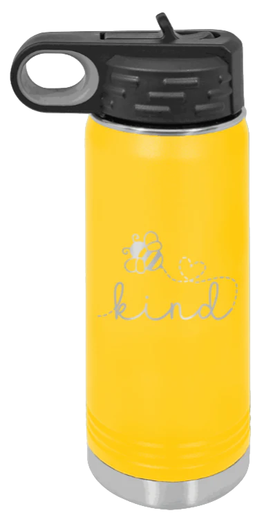 Bee Kind - 20oz Water Bottle Laser Engraved - Image 17
