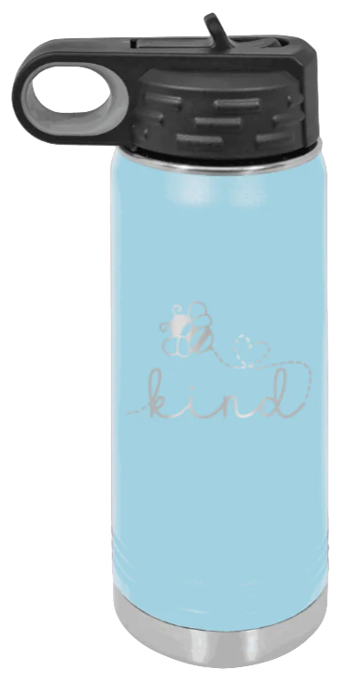 Bee Kind - 20oz Water Bottle Laser Engraved - Image 6