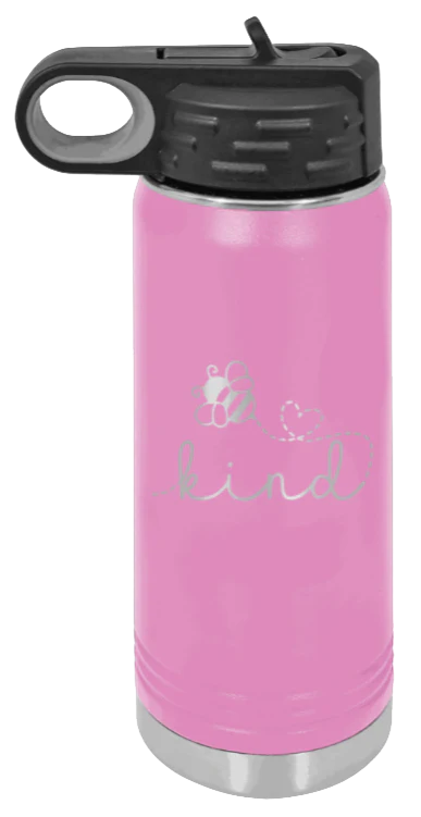 Bee Kind - 20oz Water Bottle Laser Engraved - Image 7
