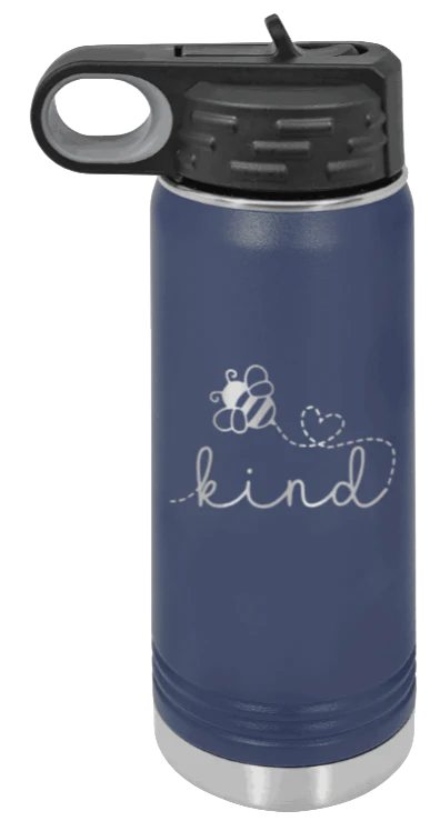 Bee Kind - 20oz Water Bottle Laser Engraved - Image 9