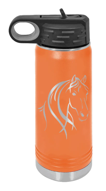 Horse - 20oz Water Bottle Laser Engraved - Image 11