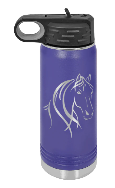 Horse - 20oz Water Bottle Laser Engraved - Image 13