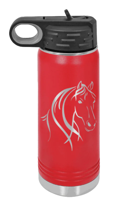 Horse - 20oz Water Bottle Laser Engraved - Image 14