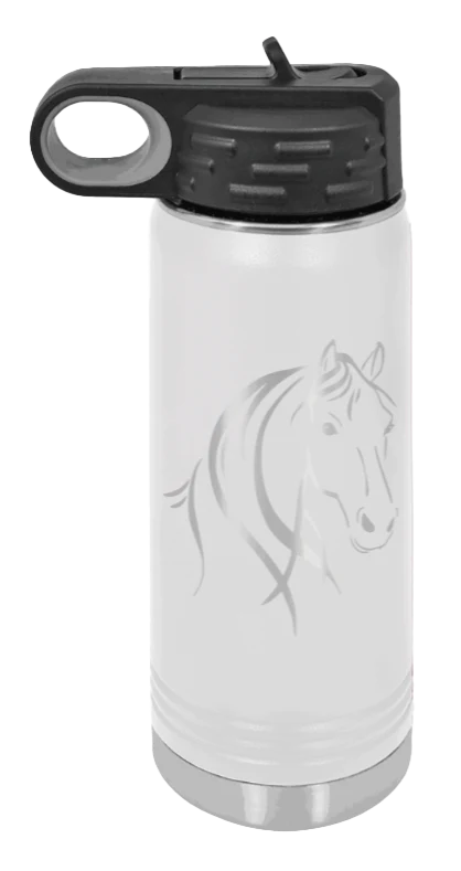 Horse - 20oz Water Bottle Laser Engraved - Image 16