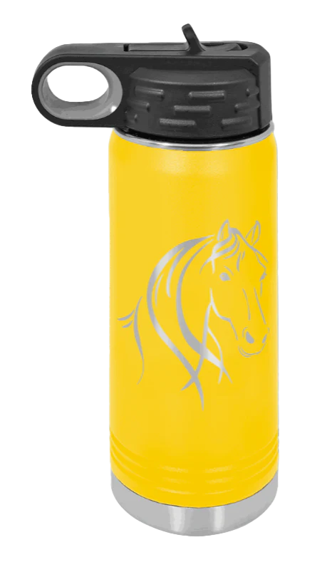 Horse - 20oz Water Bottle Laser Engraved - Image 17