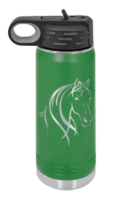Horse - 20oz Water Bottle Laser Engraved - Image 5