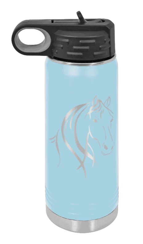 Horse - 20oz Water Bottle Laser Engraved - Image 6