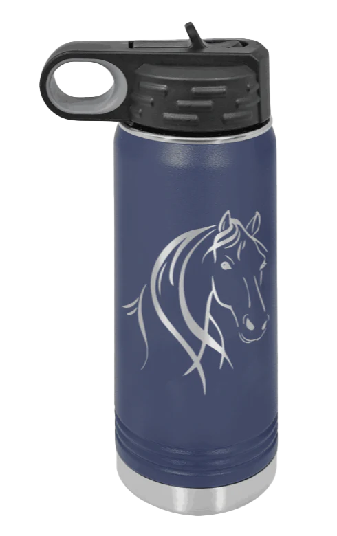 Horse - 20oz Water Bottle Laser Engraved - Image 9