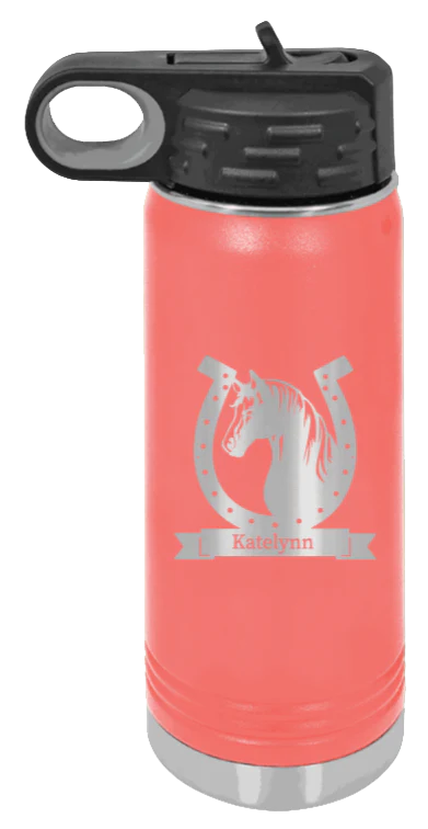 Horse Banner - 20oz Mug Laser Engraved - Image 3