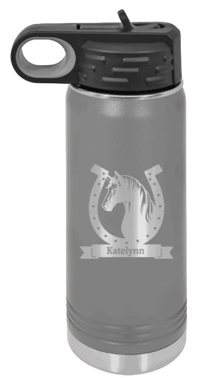 Horse Banner - 20oz Mug Laser Engraved - Image 4