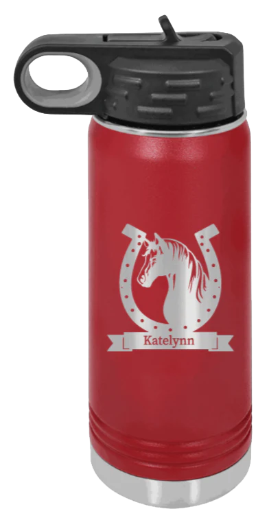 Horse Banner - 20oz Mug Laser Engraved - Image 8