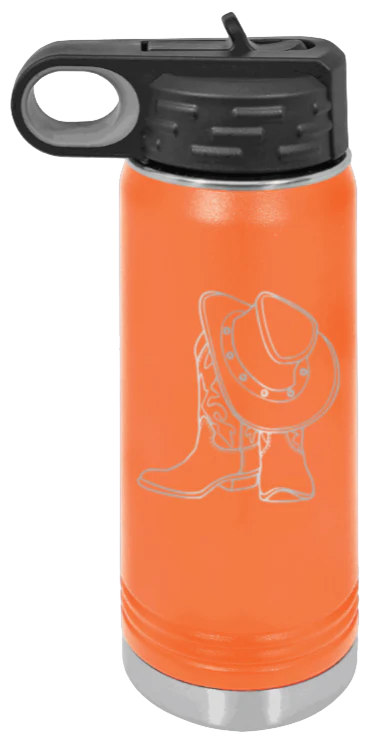 Cowboy Boots & Hat - 20oz Mug Laser Engraved - Image 11