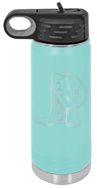 Cowboy Boots & Hat - 20oz Mug Laser Engraved - Image 15